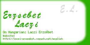 erzsebet laczi business card
